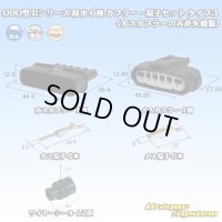 矢崎総業 090型II 防水 6極 カプラー・端子セット タイプ3 (オスカプラーのみ非矢崎製)