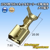 矢崎総業 250型 58コネクタ Xタイプ 防水 メス端子