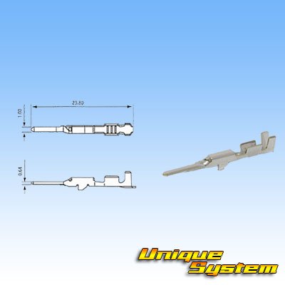 画像3: 矢崎総業 040型91TK 非防水 6極 オスカプラー・端子セット タイプ1