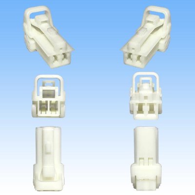 画像3: 矢崎総業 060型62C 非防水 2極 メスカプラー