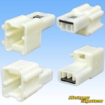 画像2: 矢崎総業 090型 91コネクタ NSタイプ 非防水 2極 オスカプラー・端子セット