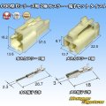 矢崎総業 090型II 非防水 2極 カプラー・端子セット タイプ4
