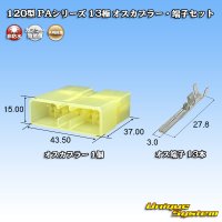 矢崎総業 120型 PAシリーズ 非防水 13極 オスカプラー・端子セット