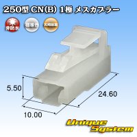矢崎総業 250型 CN(B) 非防水 1極 メスカプラー
