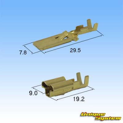 画像4: 矢崎総業 305型 非防水 カプラー・端子セット H4ヘッドライトコネクター用