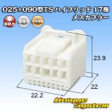 画像: 住友電装 025+090型TS ハイブリッド 非防水 17極 メスカプラー (025型TS 8極+090型TS 9極)