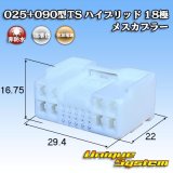 画像: 住友電装 025+090型TS ハイブリッド 非防水 18極 メスカプラー (025型TS 10極+090型TS 8極)