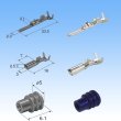 画像4: 住友電装 090型 HW 防水 2極 カプラー・端子セット リテーナー付属 (4)