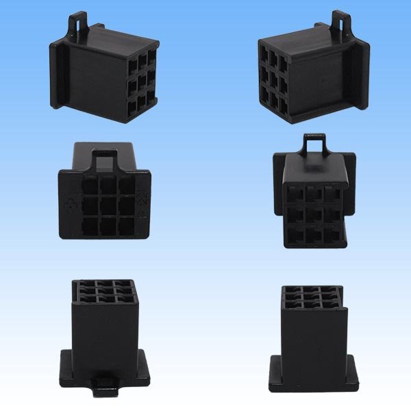 画像3: 住友電装 110型 MTW 非防水 9極 カプラー・端子セット 黒色 (3)