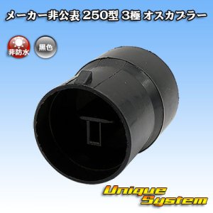 画像: メーカー非公表 250型 非防水 3極 オスカプラー