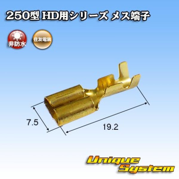 画像3: 住友電装 250型 HD用シリーズ 非防水 メス端子 (3)