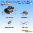 画像6: 住友電装 040型 HX 防水 3極 メスカプラー・端子セット リテーナー付属 タイプ2 リブ違い (6)