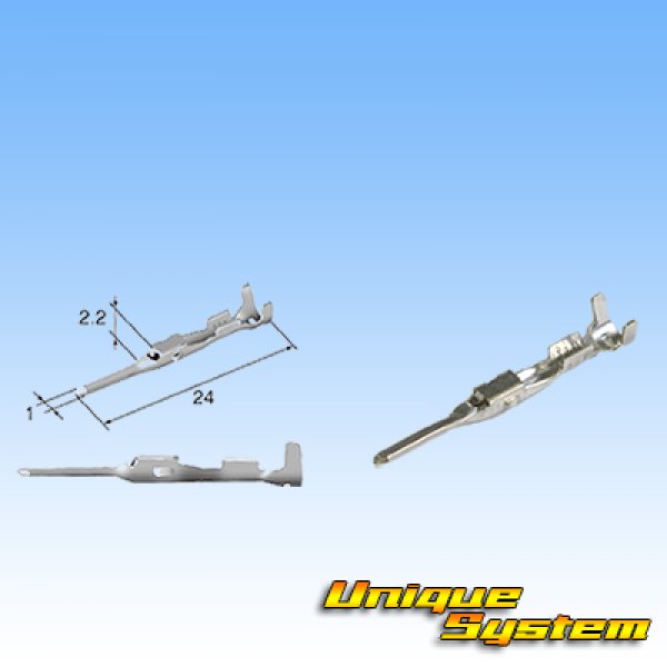 画像3: 住友電装 040型 HV/HVG 防水 4極 オスカプラー・端子セット タイプ1 黒色 (3)