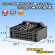画像1: 日本航空電子JAE 025+060型 MX58ハイブリッド 非防水 24極 メスカプラー (025型 20極+060型 4極) (1)