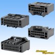 画像2: 日本航空電子JAE 025+060型 MX58ハイブリッド 非防水 24極 メスカプラー (025型 20極+060型 4極) (2)