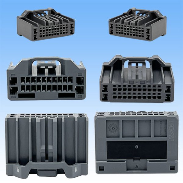 画像3: 日本航空電子JAE 025+060型 MX58ハイブリッド 非防水 24極 メスカプラー (025型 20極+060型 4極) (3)