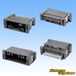 画像2: 住友電装 020型 非防水 HE 24極 オスカプラー リブA 灰色 (PCBタイプ) (2)