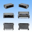 画像3: 住友電装 020型 非防水 HE 24極 オスカプラー リブA 灰色 (PCBタイプ) (3)