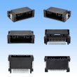 画像3: 住友電装 020型 非防水 HE 24極 オスカプラー リブB 黒色 (PCBタイプ) (3)