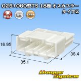 画像: 住友電装 025+060型TS ハイブリッド 非防水 18極 オスカプラー タイプ2 (025型TS 12極+060型TS 6極)