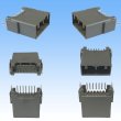 画像2: 日本航空電子JAE 025型 MX34 非防水 7極 オスカプラー タイプ1 (PCBタイプ / Straight Flow DIP) (2)