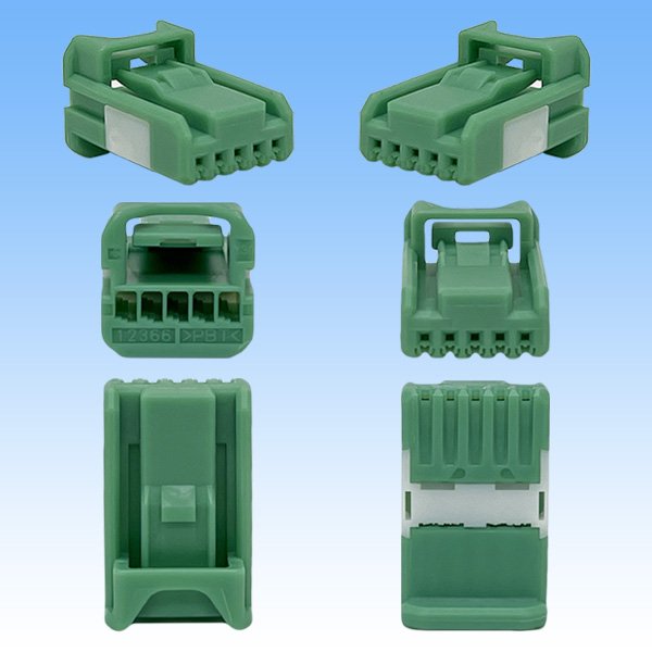 画像3: 住友電装 025型 TS 非防水 5極 メスカプラー・端子セット 緑色 (3)