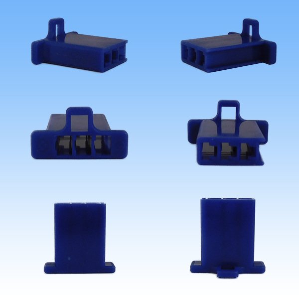 画像2: 住友電装 110型 MTW 非防水 3極 メスカプラー・端子セット 青色 (2)