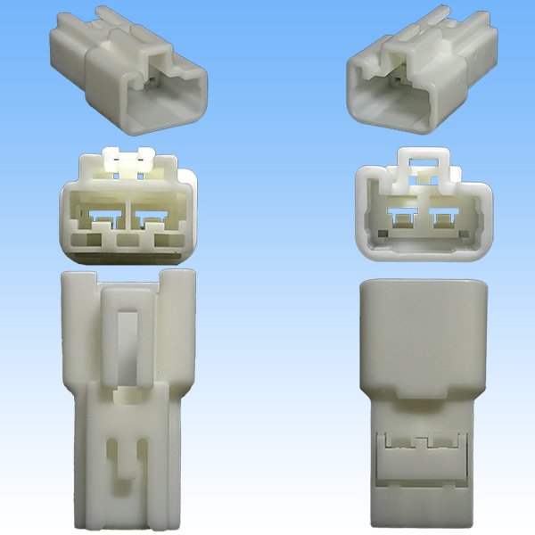 画像3: 住友電装 187型 TS 非防水 2極 オスカプラー・端子セット タイプ1 (3)