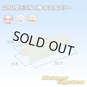 画像: 住友電装 250型 ETN 非防水 1極 オスカプラー