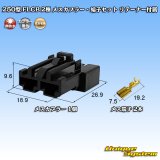 画像: 住友電装 250型 FLCB 非防水 2極 メスカプラー・端子セット リテーナー付属