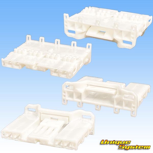 画像2: タイコエレクトロニクス AMP 020型+060型ハイブリッド 0.5+1.5シリーズ用 4極 メスカプラー・端子セット (2)