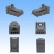 画像3: タイコエレクトロニクス AMP 025型I 非防水 4極 メスカプラー タイプ1 灰色 (3)