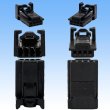 画像3: タイコエレクトロニクス AMP 025型I 非防水 4極 メスカプラー タイプ3 黒色 (3)