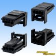 画像2: タイコエレクトロニクス AMP 025型III 非防水 4極 メスカプラー 黒色 (2)