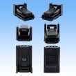 画像3: タイコエレクトロニクス AMP 025型III 非防水 4極 メスカプラー 黒色 (3)