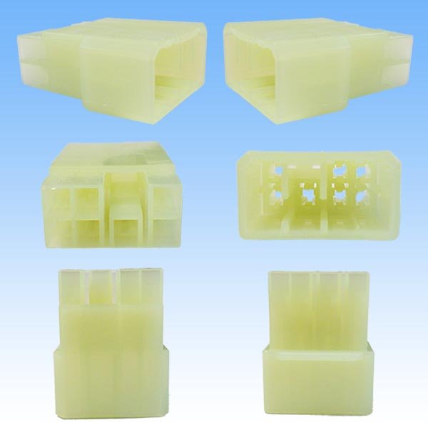 画像2: タイコエレクトロニクス AMP 120型 マルチインターロックマークII 非防水 7極 カプラー・端子セット (2)