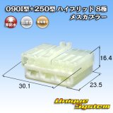 画像: 東海理化 090I型+250型 ハイブリッド 非防水 8極 メスカプラー (090型I 5極+250型 3極)