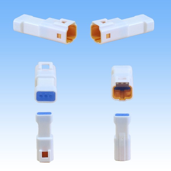 画像2: JST 日本圧着端子製造 025型 JWPF 防水 3極 カプラー・端子セット (2)