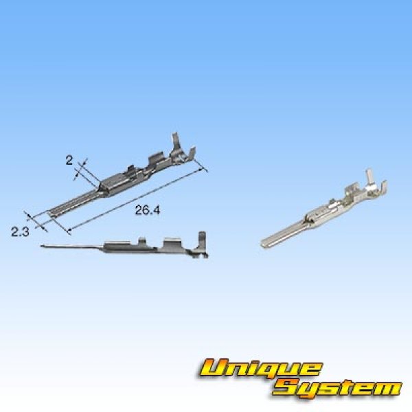 画像3: 090型 HX 防水 2極 オスカプラー・端子セット タイプ3(非住友製)(インジェクター用) (3)