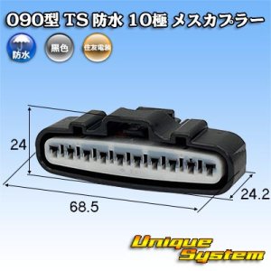 画像: 住友電装 090型 TS 防水 10極 メスカプラー