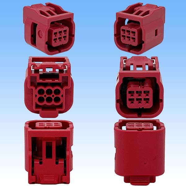 画像3: JST 日本圧着端子製造 025型 MWT 二輪OBD用コネクタ規格 防水 6極 メスカプラー (3)