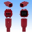 画像3: JST 日本圧着端子製造 025型 MWT 二輪OBD用コネクタ規格 防水 6極 カプラー・端子セット (3)