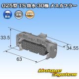 画像: 住友電装 025型 TS 防水 30極 メスカプラー