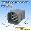 画像1: 住友電装 040型 DL 防水 20極 オスカプラー (1)