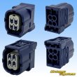 画像2: 住友電装 040型 HV/HVG 防水 4極 メスカプラー リテーナー付属 タイプ2 青色 (2)