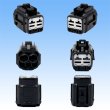 画像3: 住友電装 090+187型TS ハイブリッド 防水 5極 メスカプラー タイプ2 黒色 (090型TS 3極+187型TS 2極) (3)
