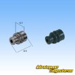 画像4: 住友電装 090型 TS 防水 4極 オスカプラー・端子セット タイプ2 黒 (4)