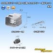 画像6: 東海理化 090型II 防水 12極 オスカプラー・端子セット 灰色 (6)