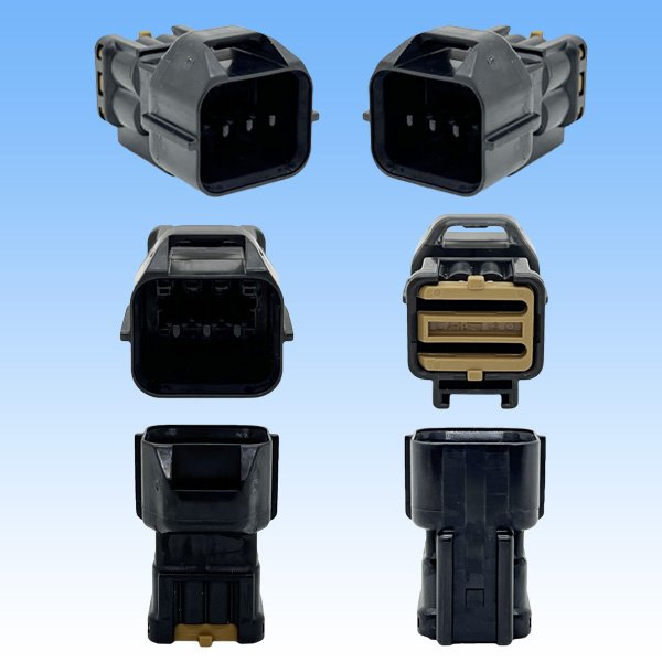 画像3: 矢崎総業 048型 SSD 防水 8極 オスカプラー ホルダー付属 (3)