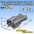画像4: 矢崎総業 250型 58コネクタ Xタイプ 防水 2極 オスカプラー ホルダ付属 タイプ2 黒色 (4)